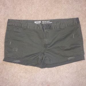Olive shorts